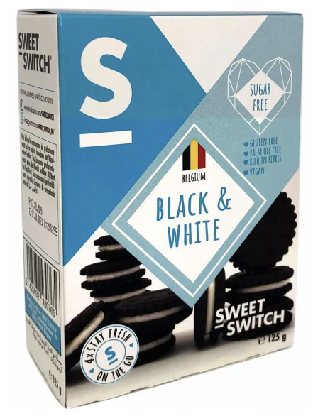 Печиво Sweet Switch Чорний Білий б/цукру 125г